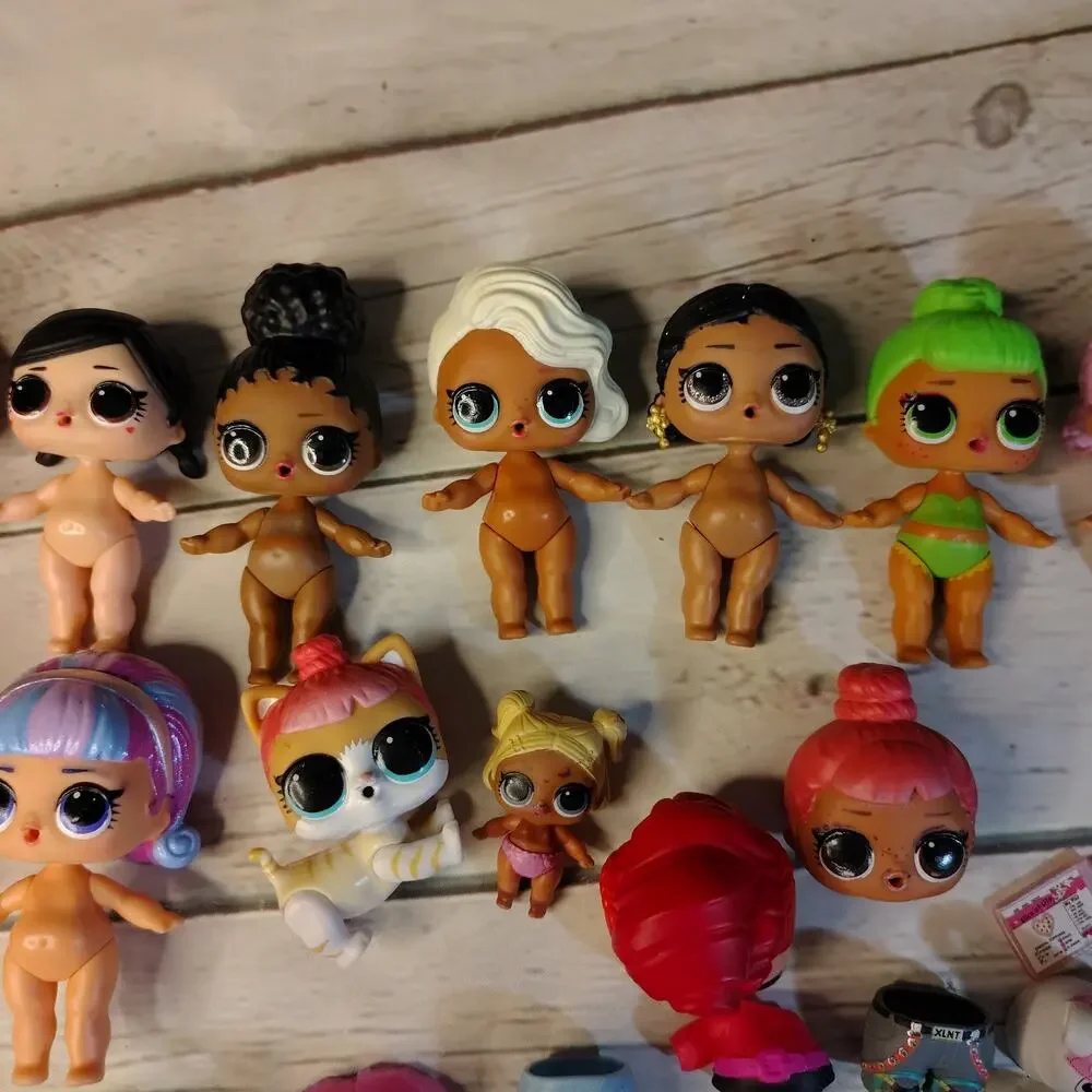 LOL OMG Surprise Dolls and Accessories Lot Cups Clothes
